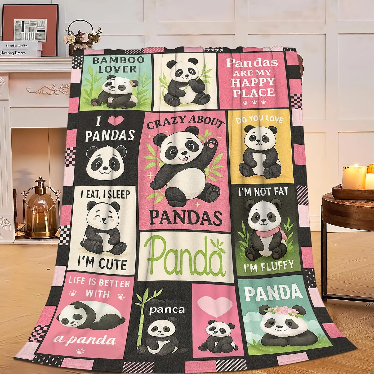 Baby Nursery Bedding - Panda cobertor bonito panda lance cobertor