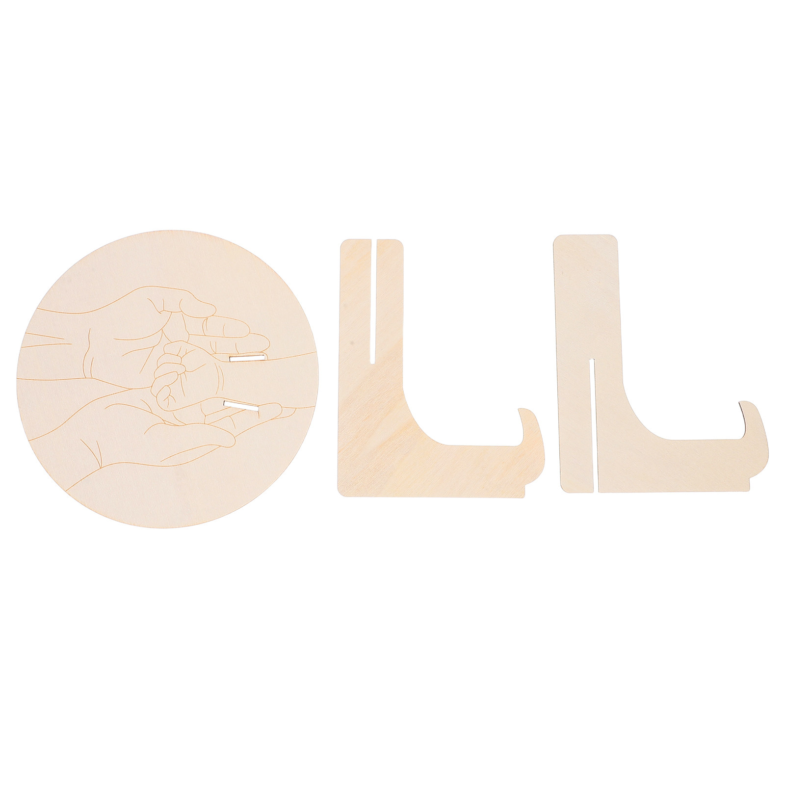 Baby Nursery In Hospital - 1 Conjunto de Placa Comemorativa Redonda