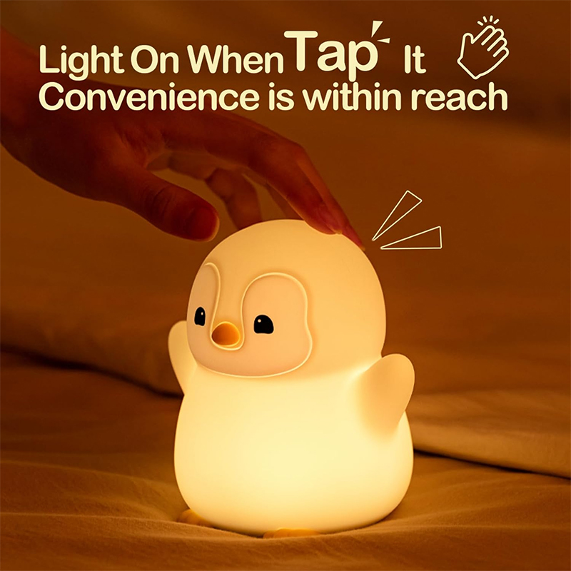 Baby Nursery Table Lamp - NOVO Luminária Noturna de Silicone em