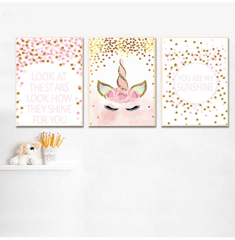 Baby Nursery Quotes - Quadro Decorativo para Quarto de Bebê