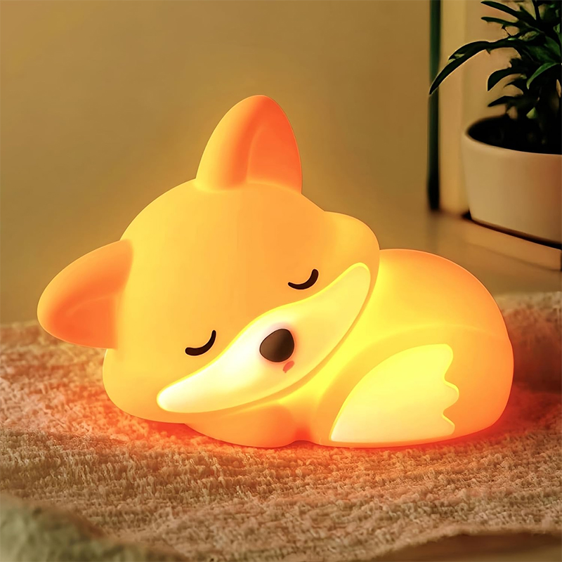 Baby Nursery Table Lamp - Luminária Noturna de Silicone em Forma