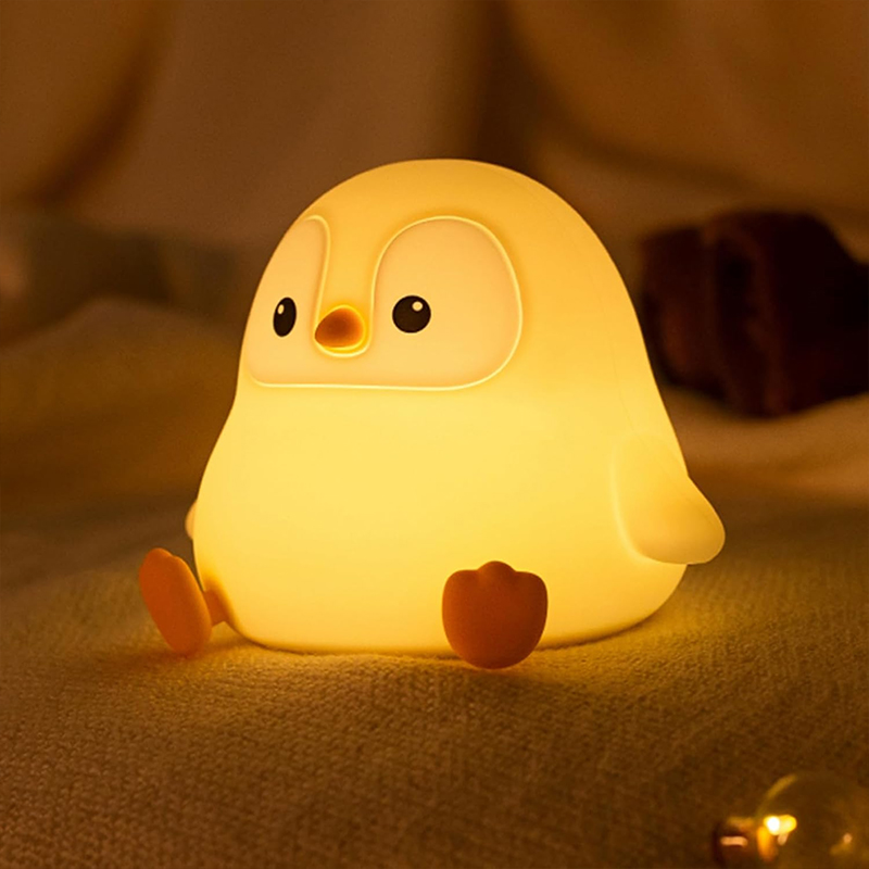 Baby Nursery Table Lamp - Luminária Noturna de Silicone em Forma