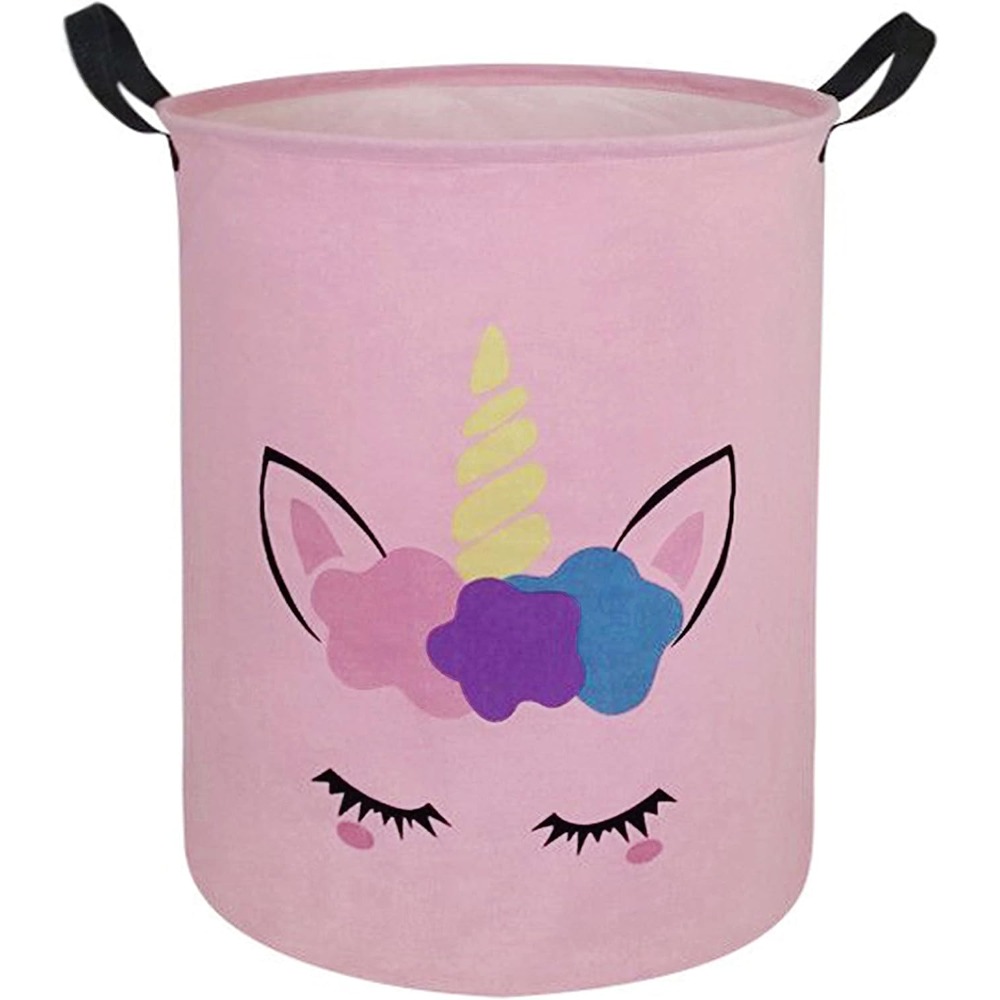 Laundry Hamper Nursery - Cesto de lavanderia redondo, cesta de