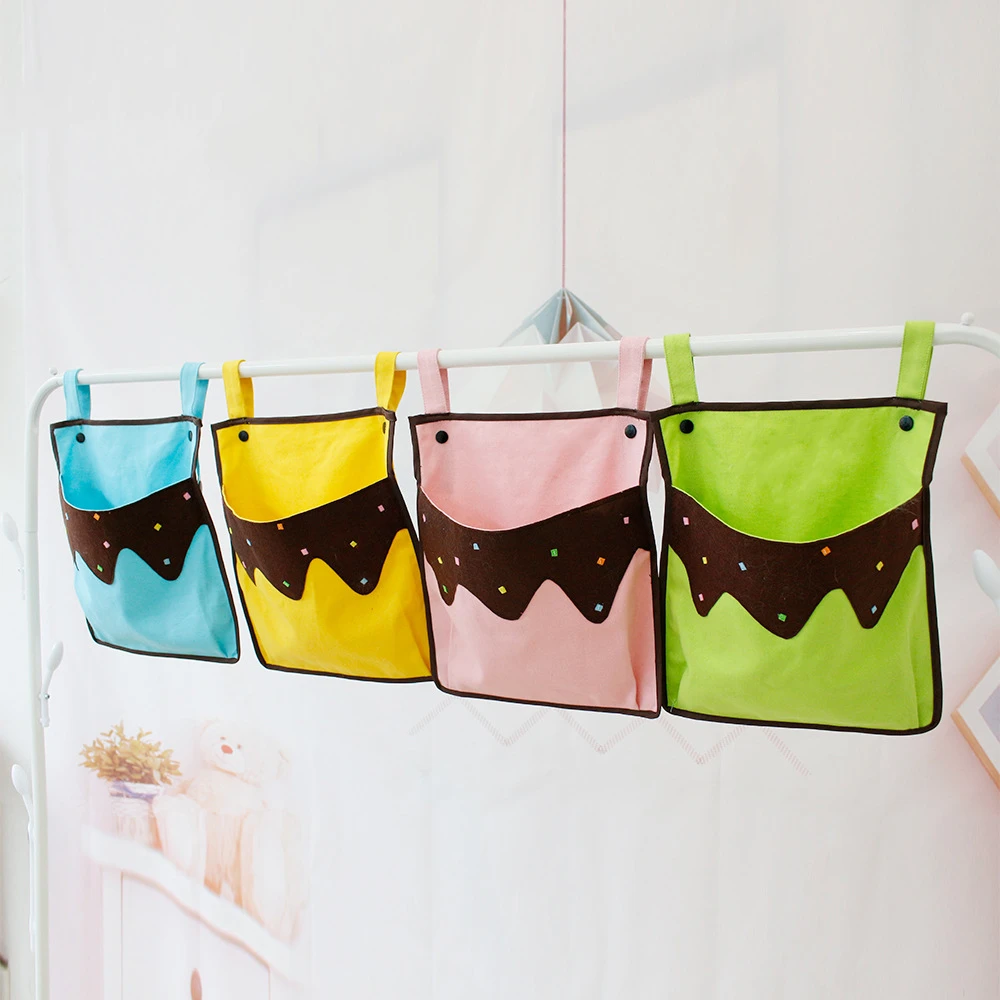 Baby Nursery Bedding - Algodão pendurado saco de armazenamento dos