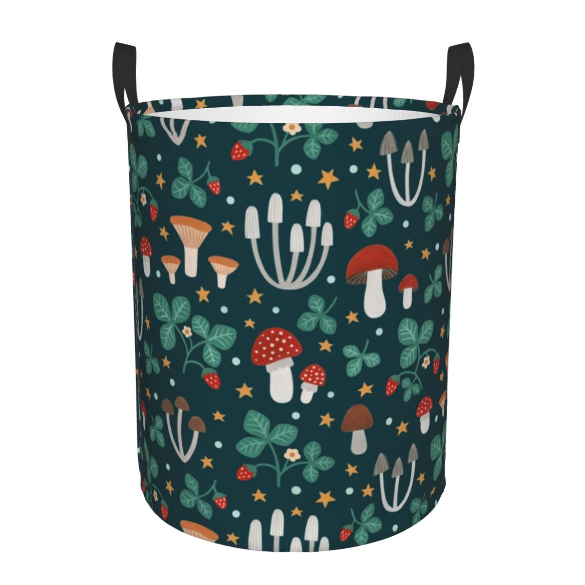 Laundry Hamper Nursery - Cesta de lavanderia dobrável Floresta Mágica,