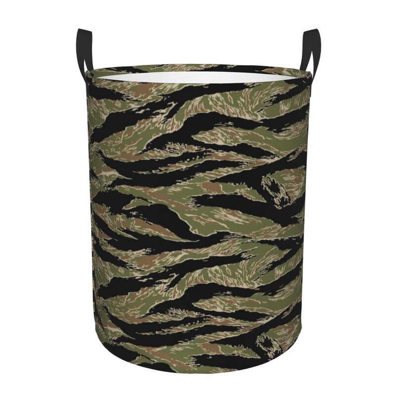 Laundry Hamper Nursery - Cesto de lavanderia redondo militar camuflado