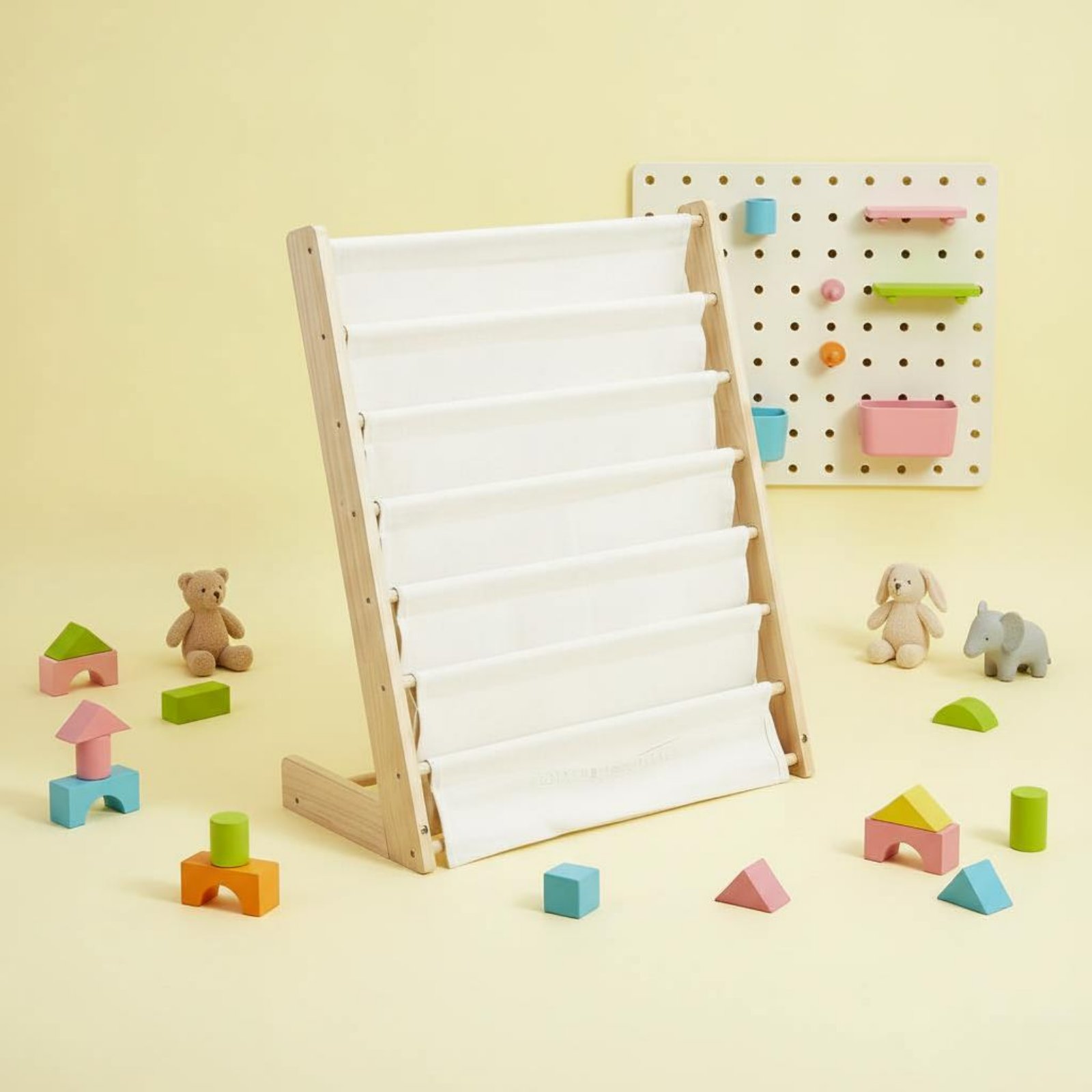 Baby Nursery Bookcase - Estante de Livros Portátil para Crianças,