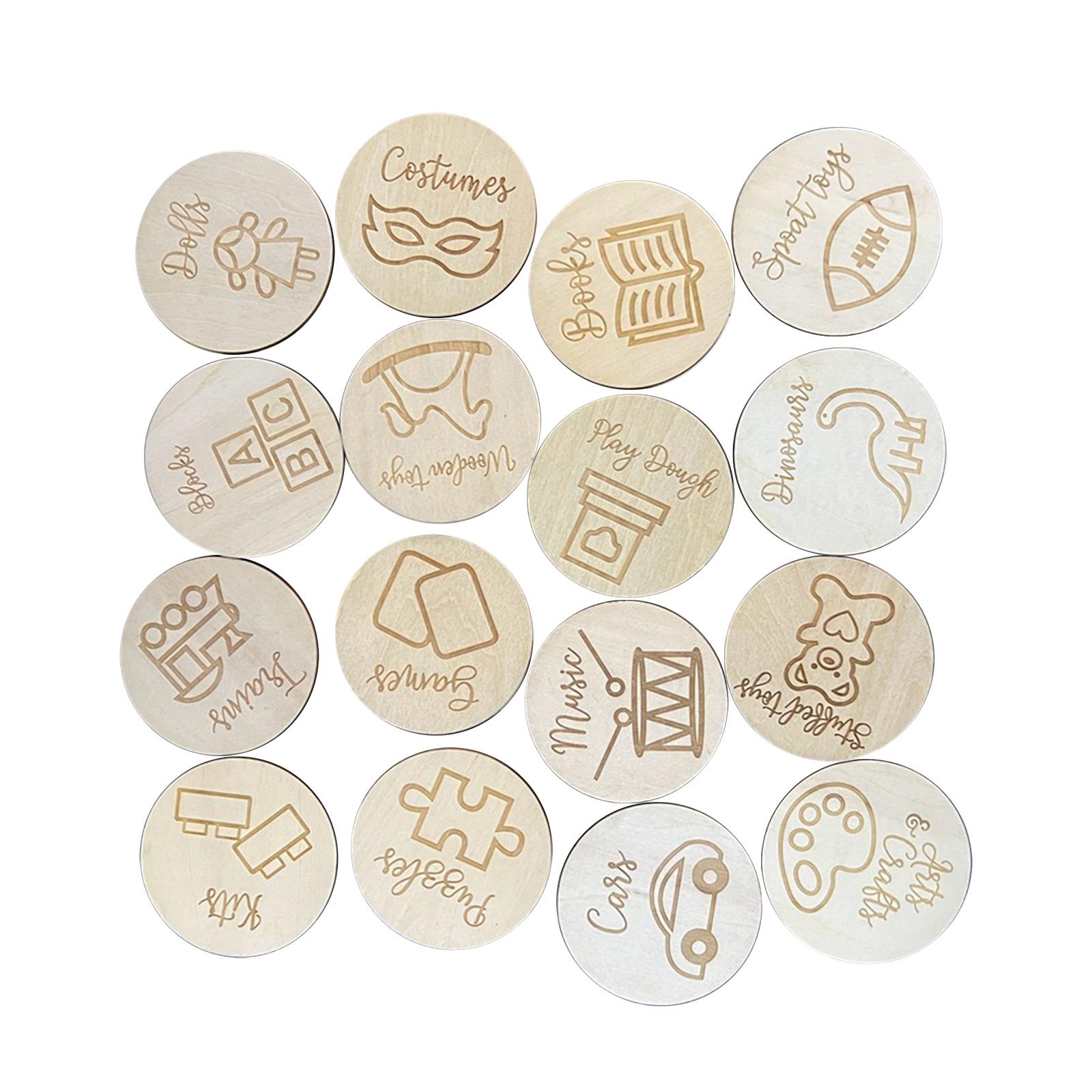 Baby Nursery Bundles - Etiquetas de Armazenamento de Madeira para