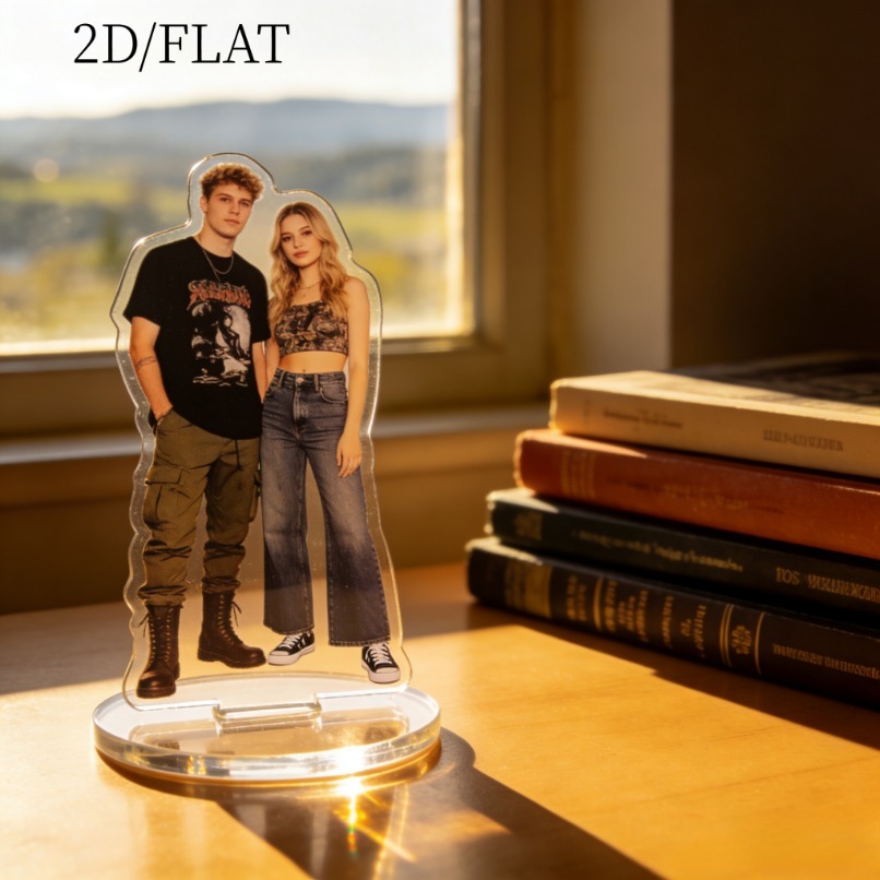 Baby Nursery Bookcase - Standee Personalizado 2D, Decoração de Mesa,