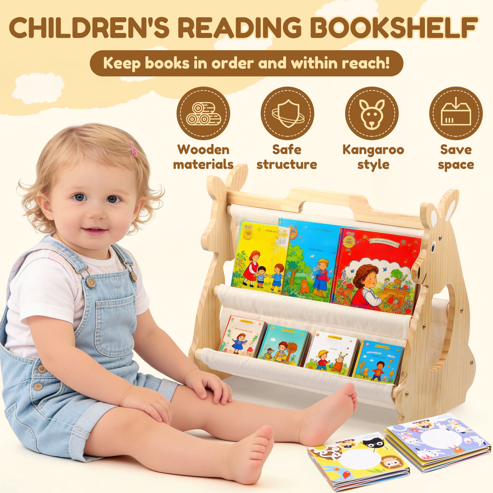 Estante de Livros Infantil de  - Baby Nursery Bookcase avaliação e preço