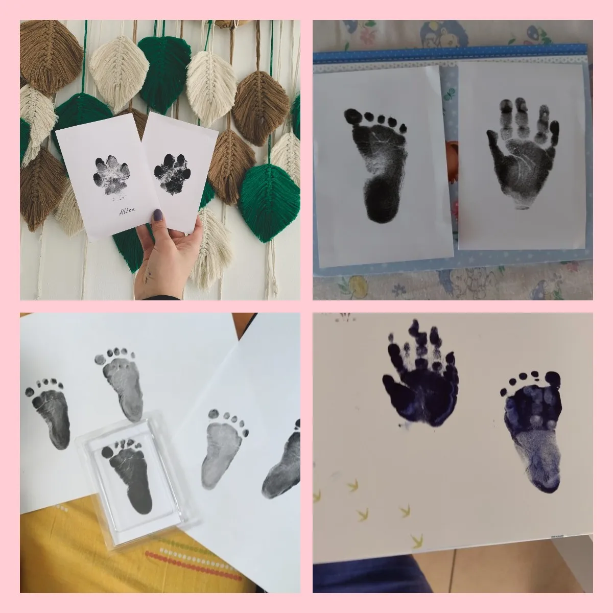 Cuidados com o bebê não-tóxico - Footprint Ink Kit avaliação e preço