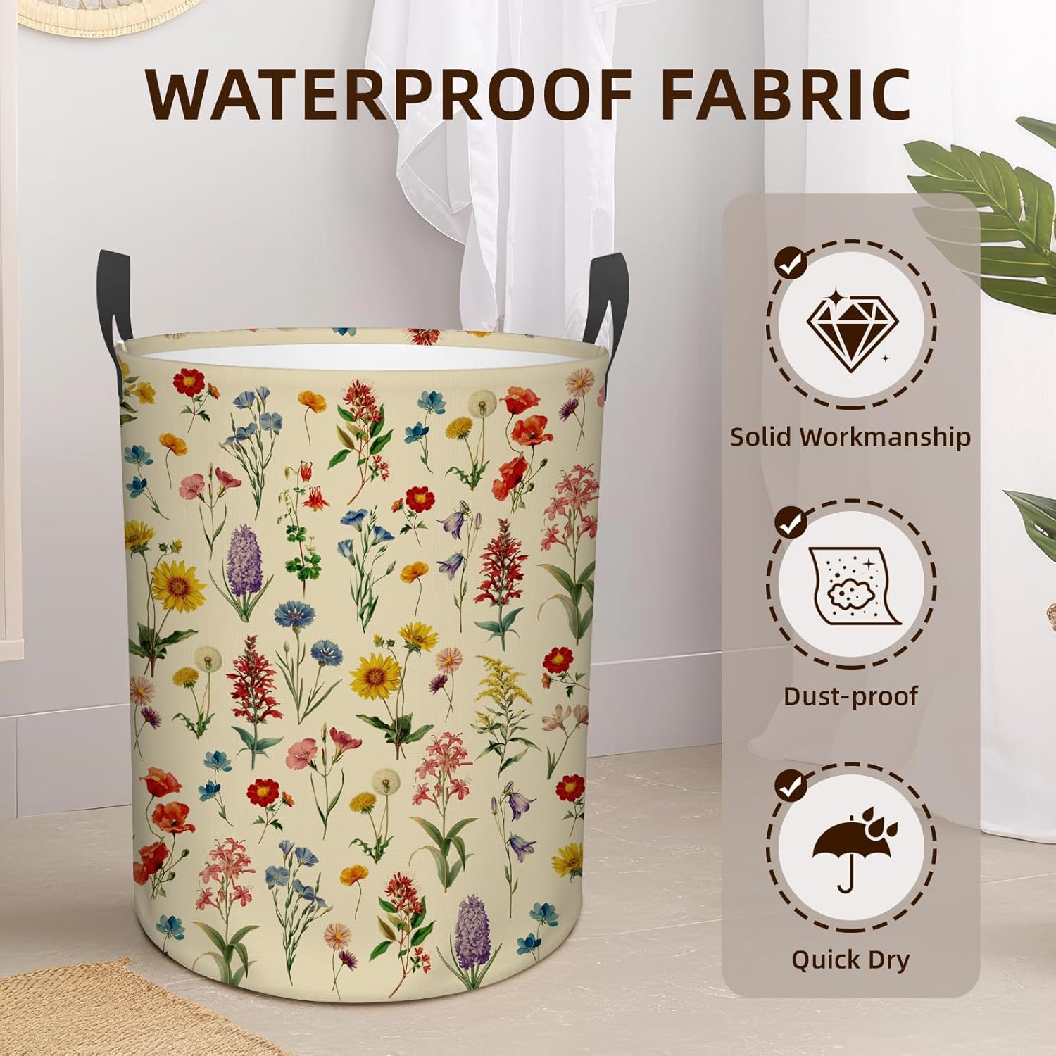 Cesto de Roupa Suja Impermeáve - Laundry Hamper Nursery avaliação e preço
