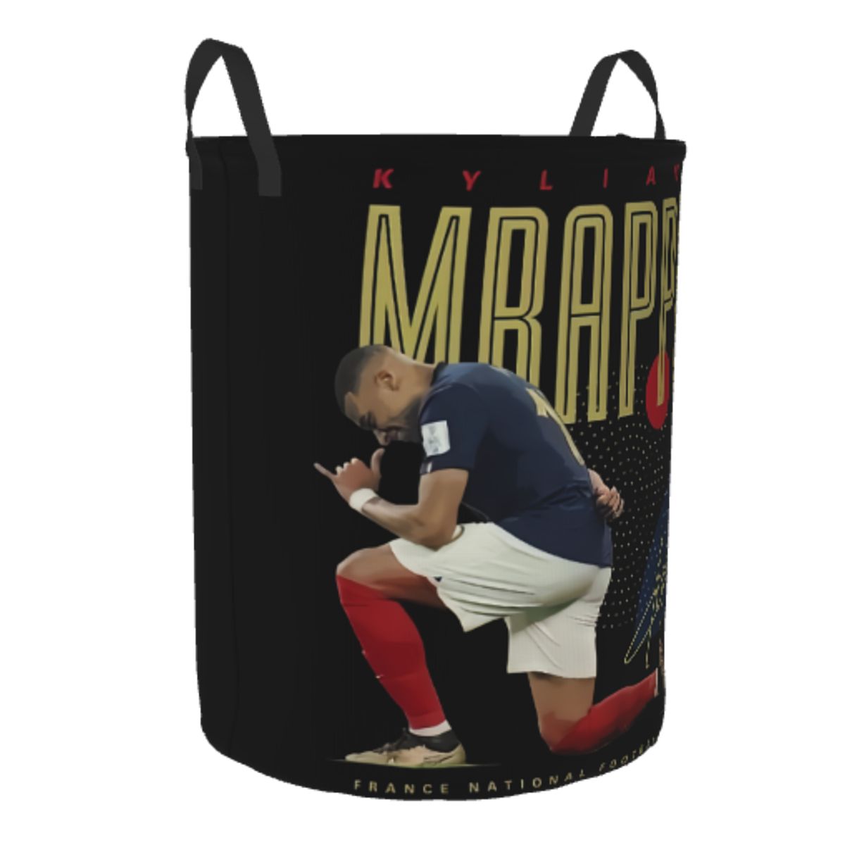 Personalizado mbappes km futeb - Laundry Hamper Nursery avaliação e preço