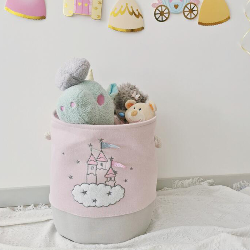 Grande rosa cesta de lavanderi - Laundry Hamper Nursery avaliação e preço