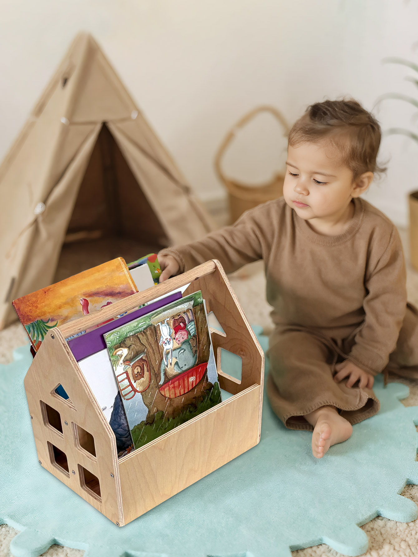 Estante infantil dupla face co - Baby Nursery Bookcase avaliação e preço