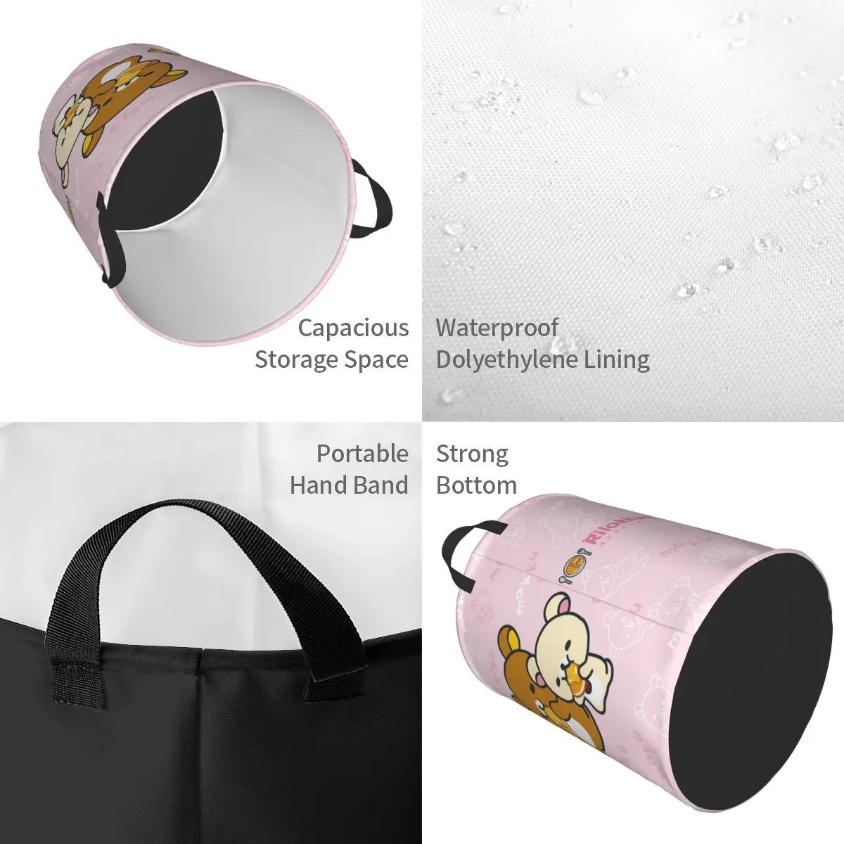 Kawaii dos desenhos animados r - Laundry Hamper Nursery avaliação e preço
