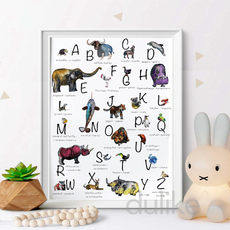 Pintura em tela de decoração d - Baby Nursery Quotes avaliação e preço