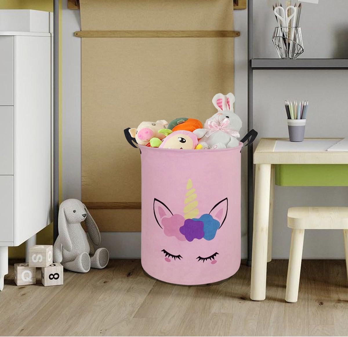 Cesto de lavanderia redondo, c - Laundry Hamper Nursery avaliação e preço
