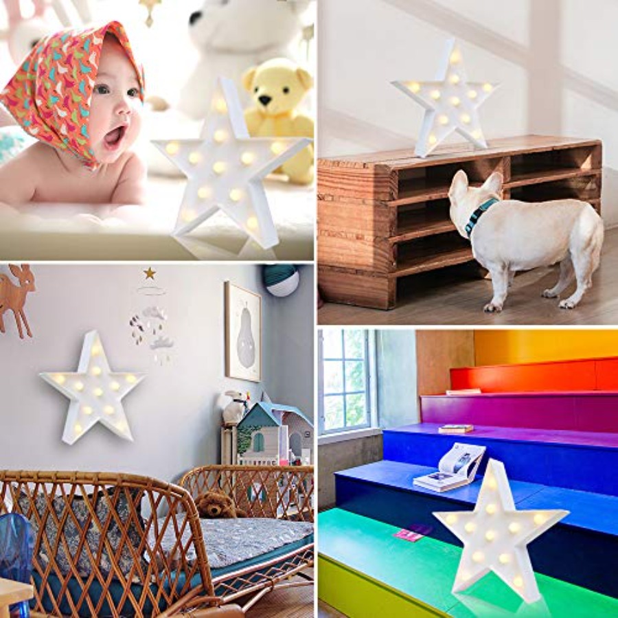 Luz Noturna LED em Forma de Es - Baby Nursery Table Lamp avaliação e preço
