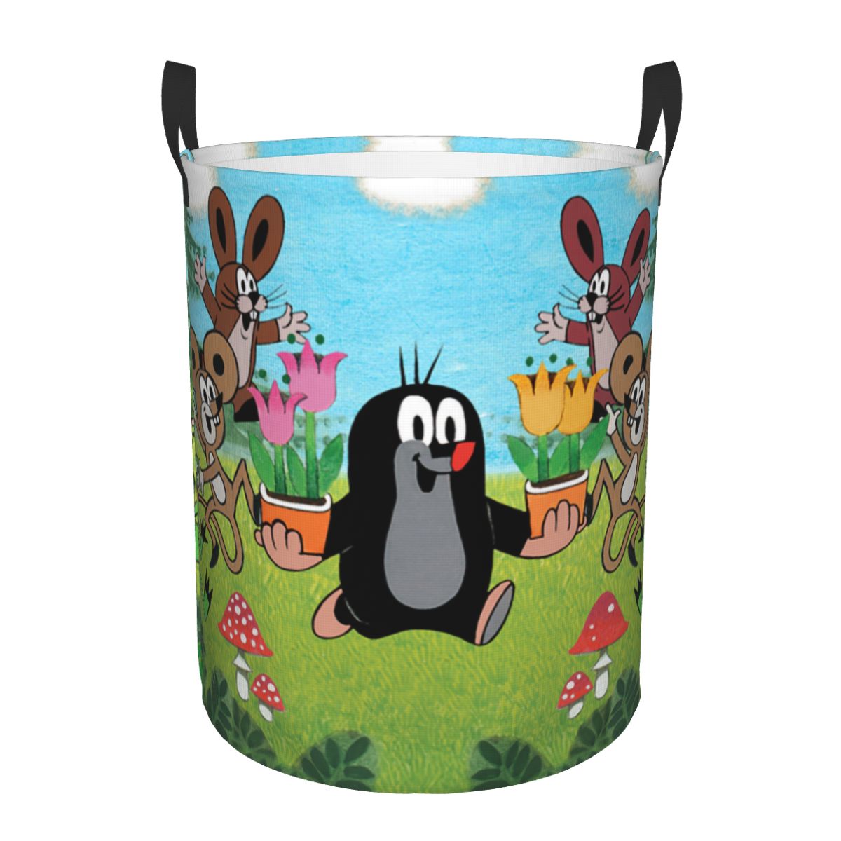 Feliz Mole Cesta de Lavanderia - Laundry Hamper Nursery avaliação e preço