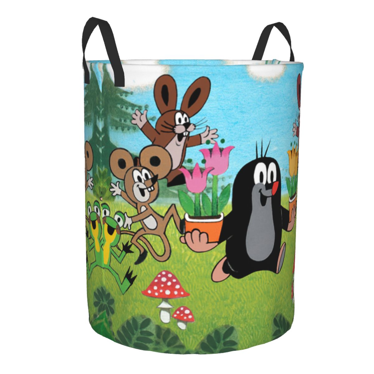 Feliz Mole Cesta de Lavanderia - Laundry Hamper Nursery avaliação e preço