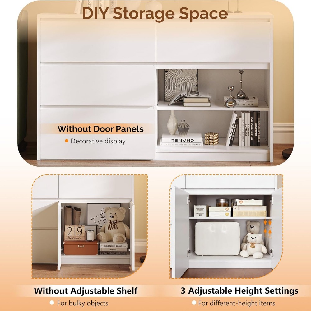 Cômoda Branca com 4 Gavetas e  - Drawer Dresser White avaliação e preço