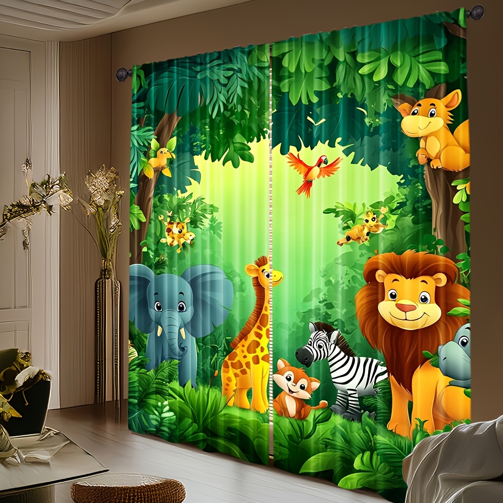 2 Cortinas de Animais em Estil - Baby Nursery In Hospital avaliação e preço