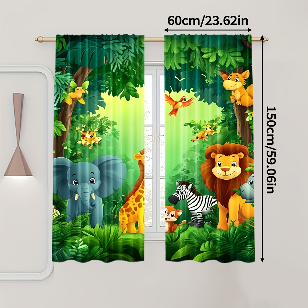 2 Cortinas de Animais em Estil - Baby Nursery In Hospital avaliação e preço