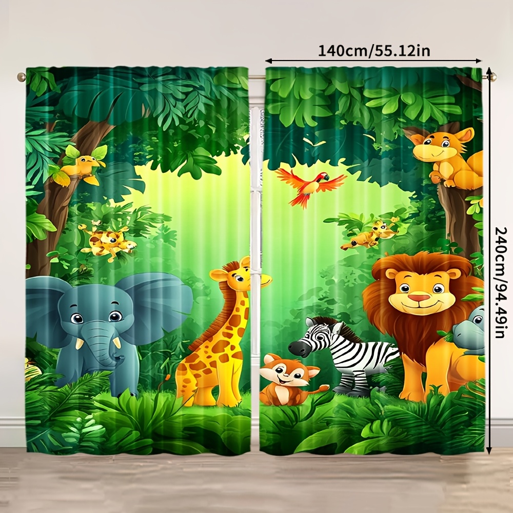 2 Cortinas de Animais em Estil - Baby Nursery In Hospital avaliação e preço