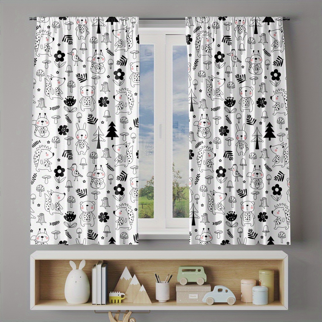 Cortinas de Berçário com Padrã - Baby Nursery In Hospital avaliação e preço