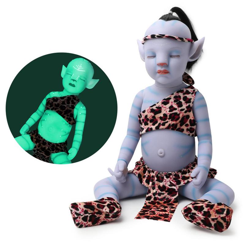 Novo luminoso avatar reborn bo - Baby Nursery Decor Boy avaliação e preço