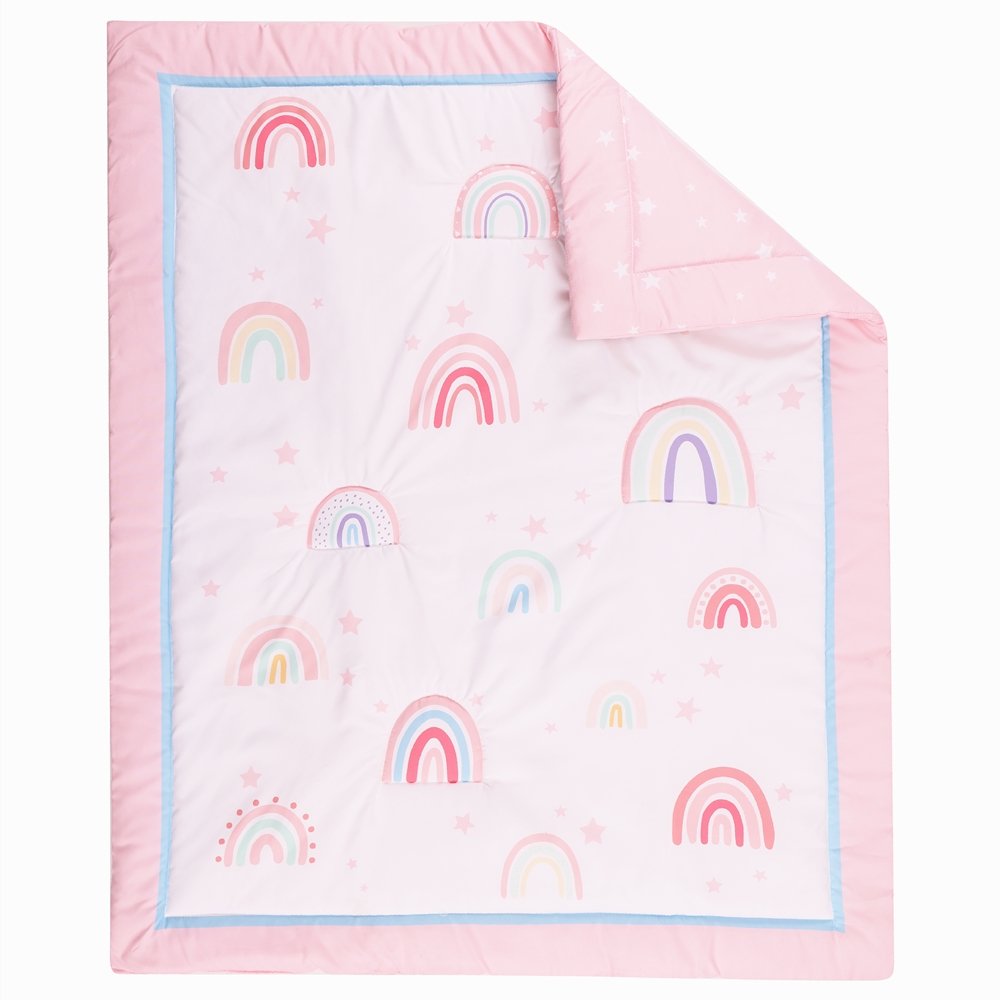 3 pçs arco-íris bebê infantil  - Baby Nursery Bedding avaliação e preço