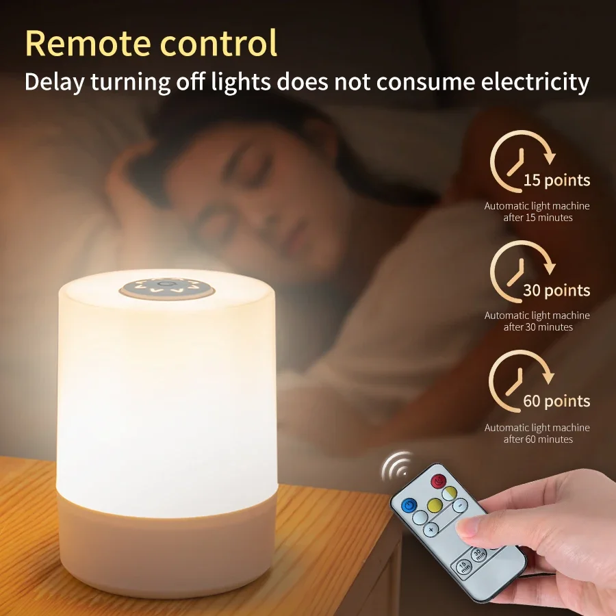 Recarregável Night Light LED c - Baby Nursery Table Lamp avaliação e preço