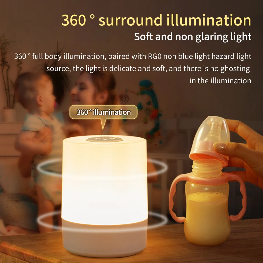 Recarregável Night Light LED c - Baby Nursery Table Lamp avaliação e preço
