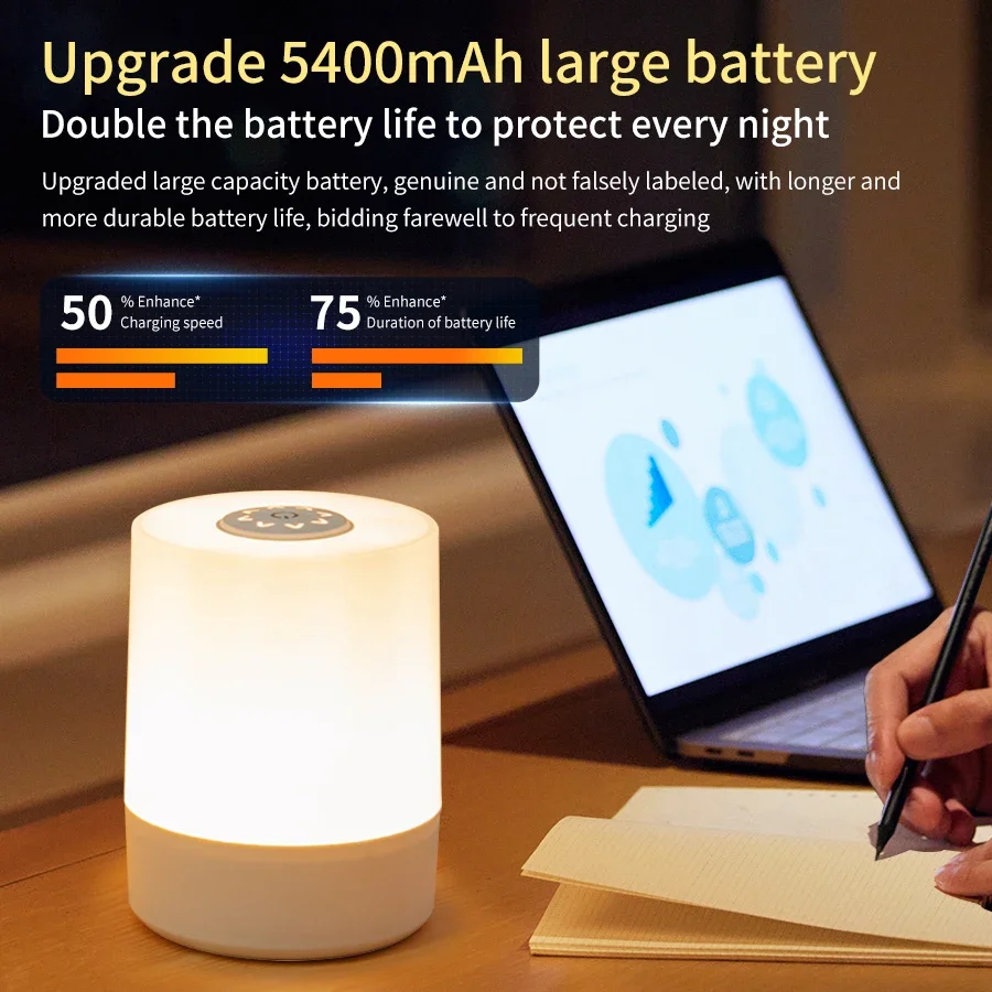 Recarregável Night Light LED c - Baby Nursery Table Lamp avaliação e preço
