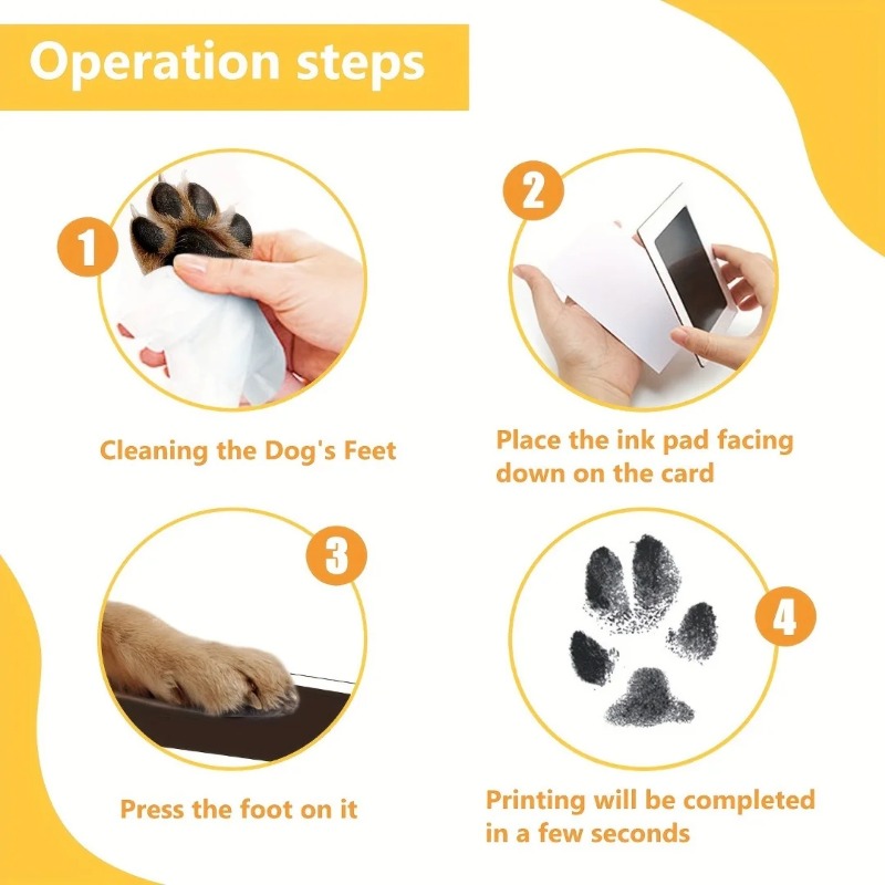 Kit de Impressão de Mãos e Pés - Footprint Ink Kit avaliação e preço