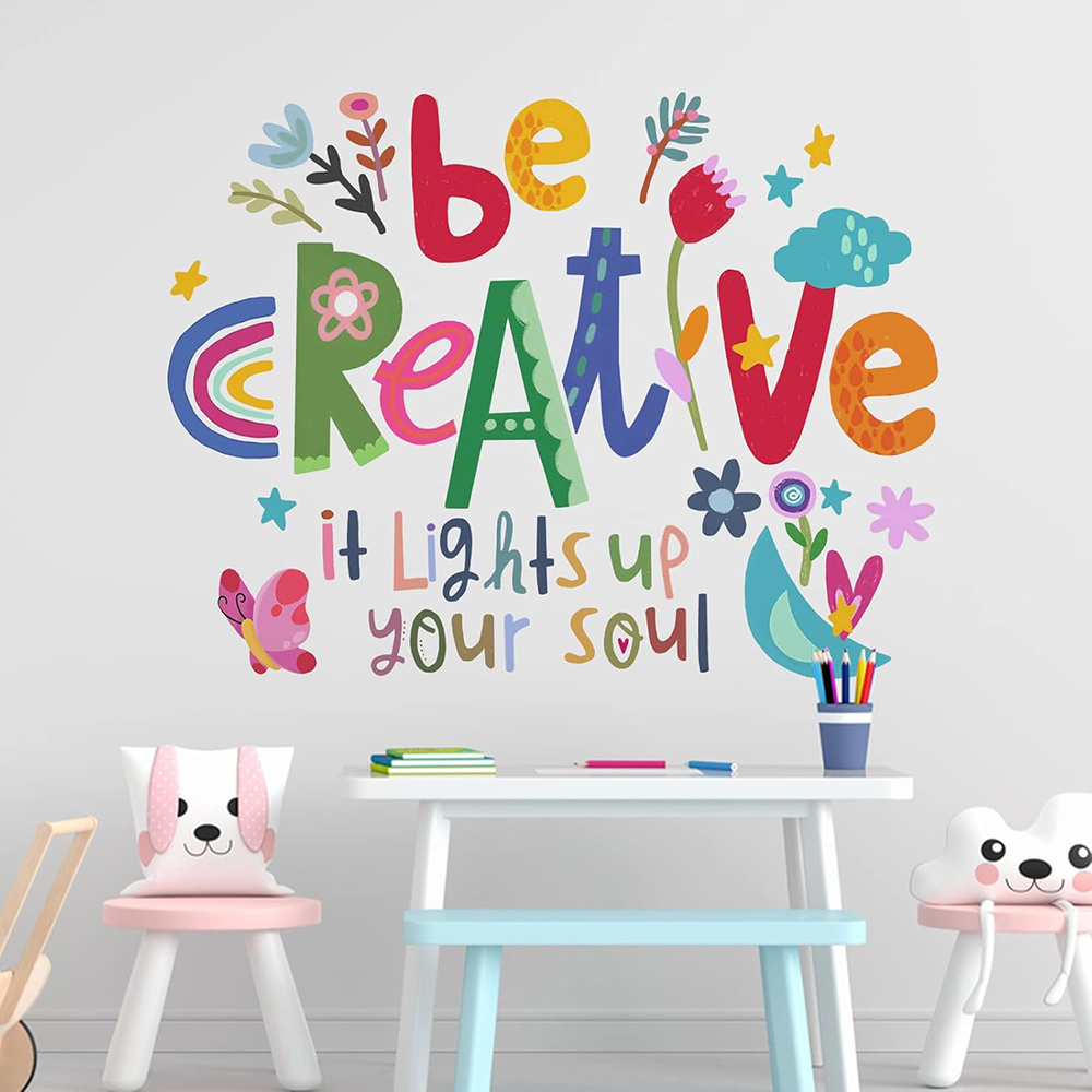 Seja criativo citação inspirad - Baby Nursery Quotes avaliação e preço