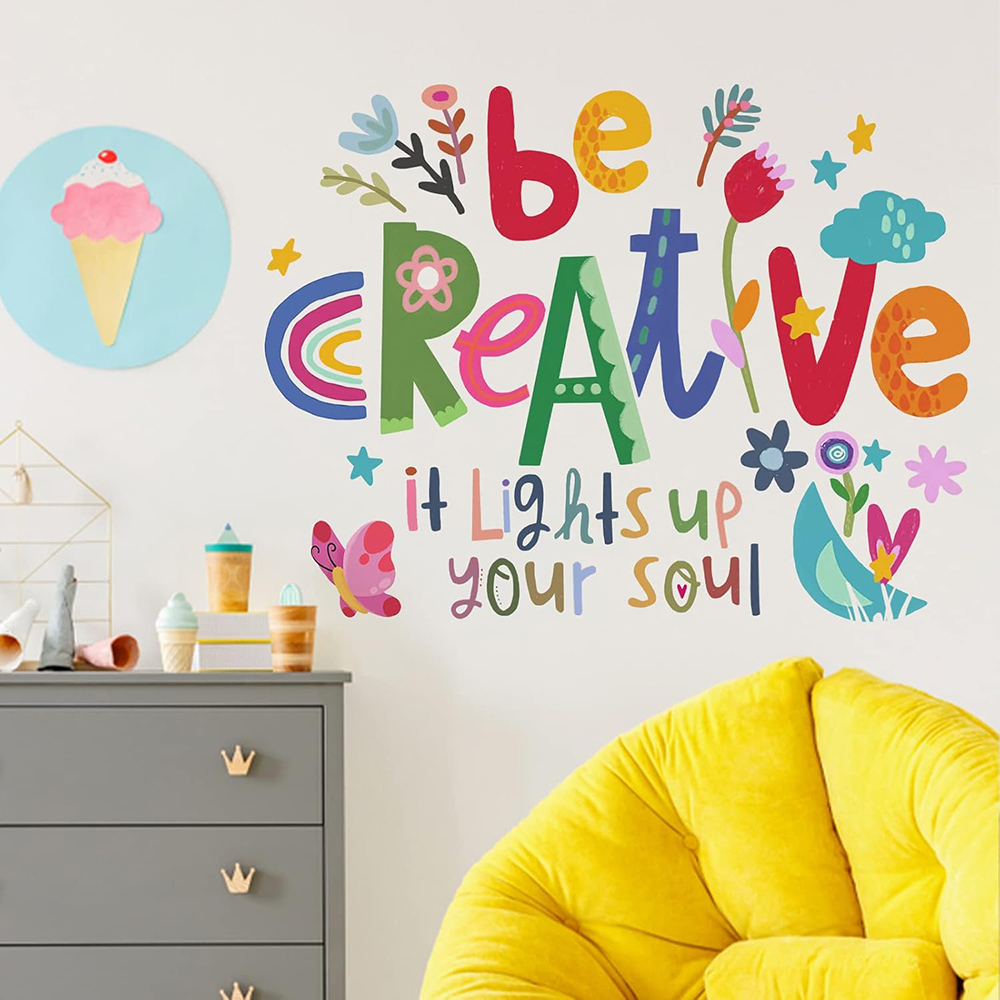 Seja criativo citação inspirad - Baby Nursery Quotes avaliação e preço