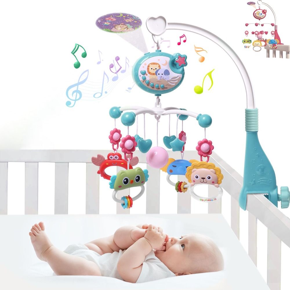 Fácil instalação música berço  - Crib Mobile Musical avaliação e preço