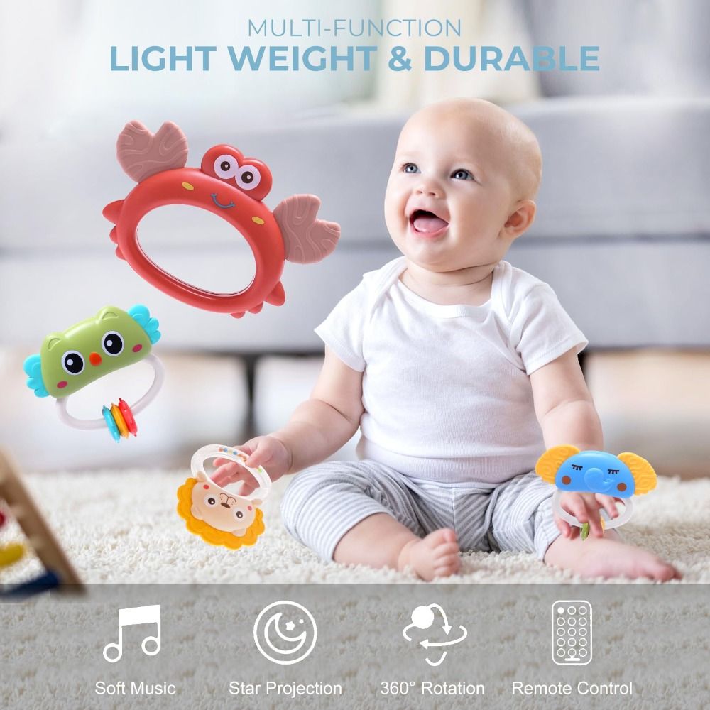 Fácil instalação música berço  - Crib Mobile Musical avaliação e preço