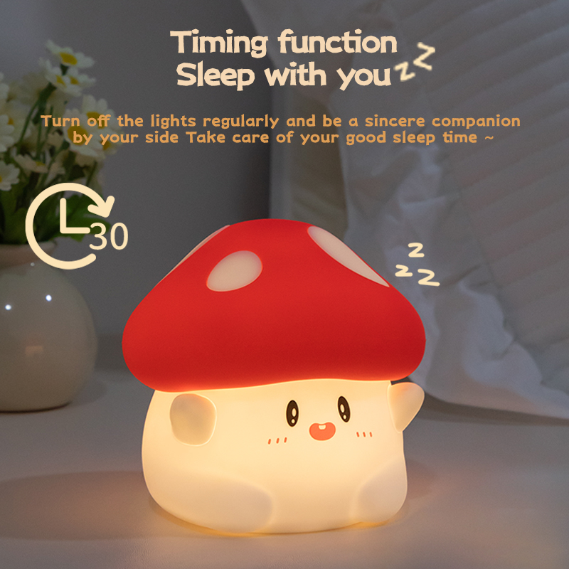 Cogumelo luz da noite led reca - Baby Nursery Table Lamp avaliação e preço