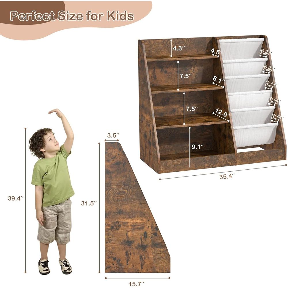 Estante de Livros Infantil Hed - Baby Nursery Bookcase avaliação e preço