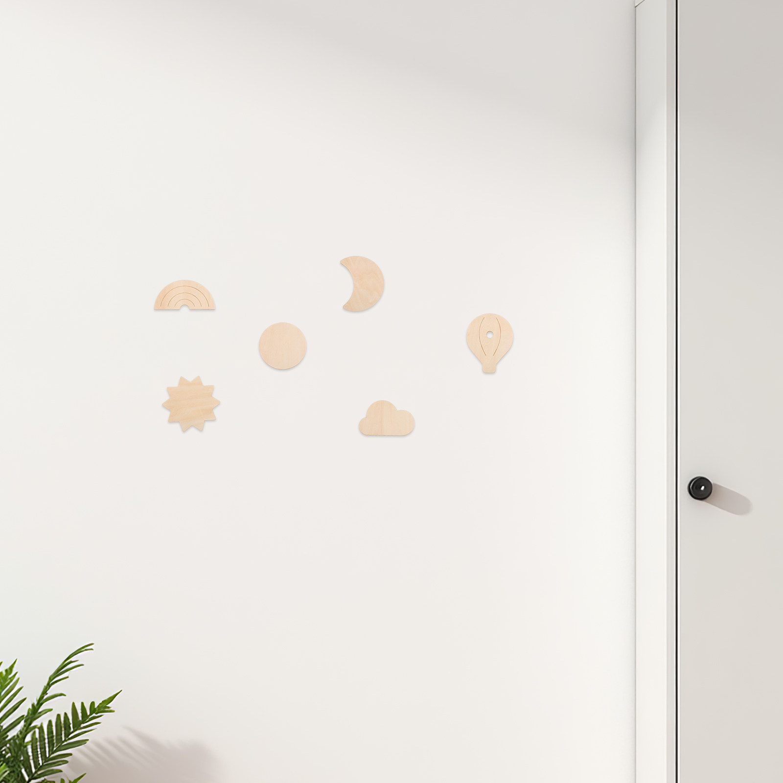 6 Peças Adesivos de Parede de  - Baby Nursery Hot Air Balloon Theme avaliação e preço