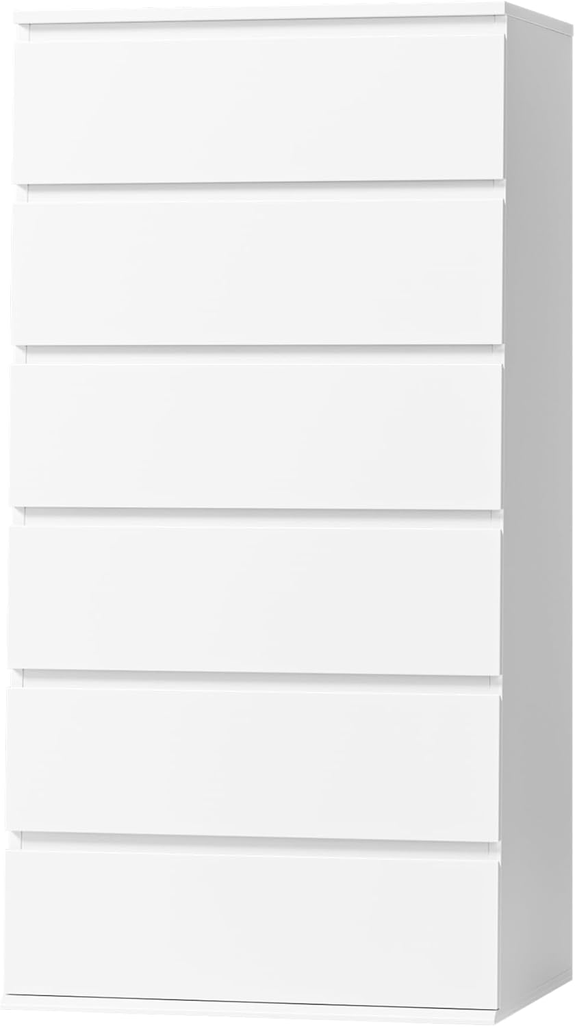 Cômoda Moderna Alta Branca de  - Drawer Dresser White avaliação e preço