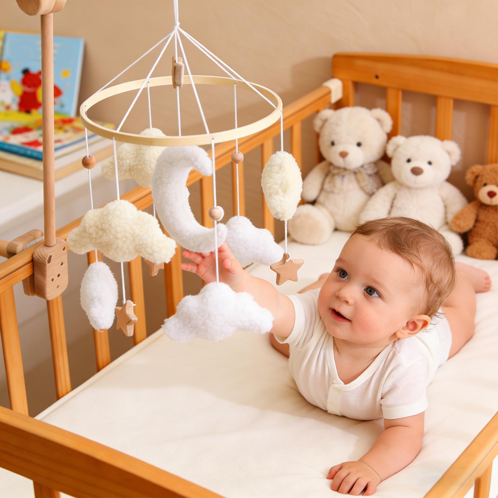 Móbile de Berço de Madeira com - Baby Nursery Decor Boy avaliação e preço