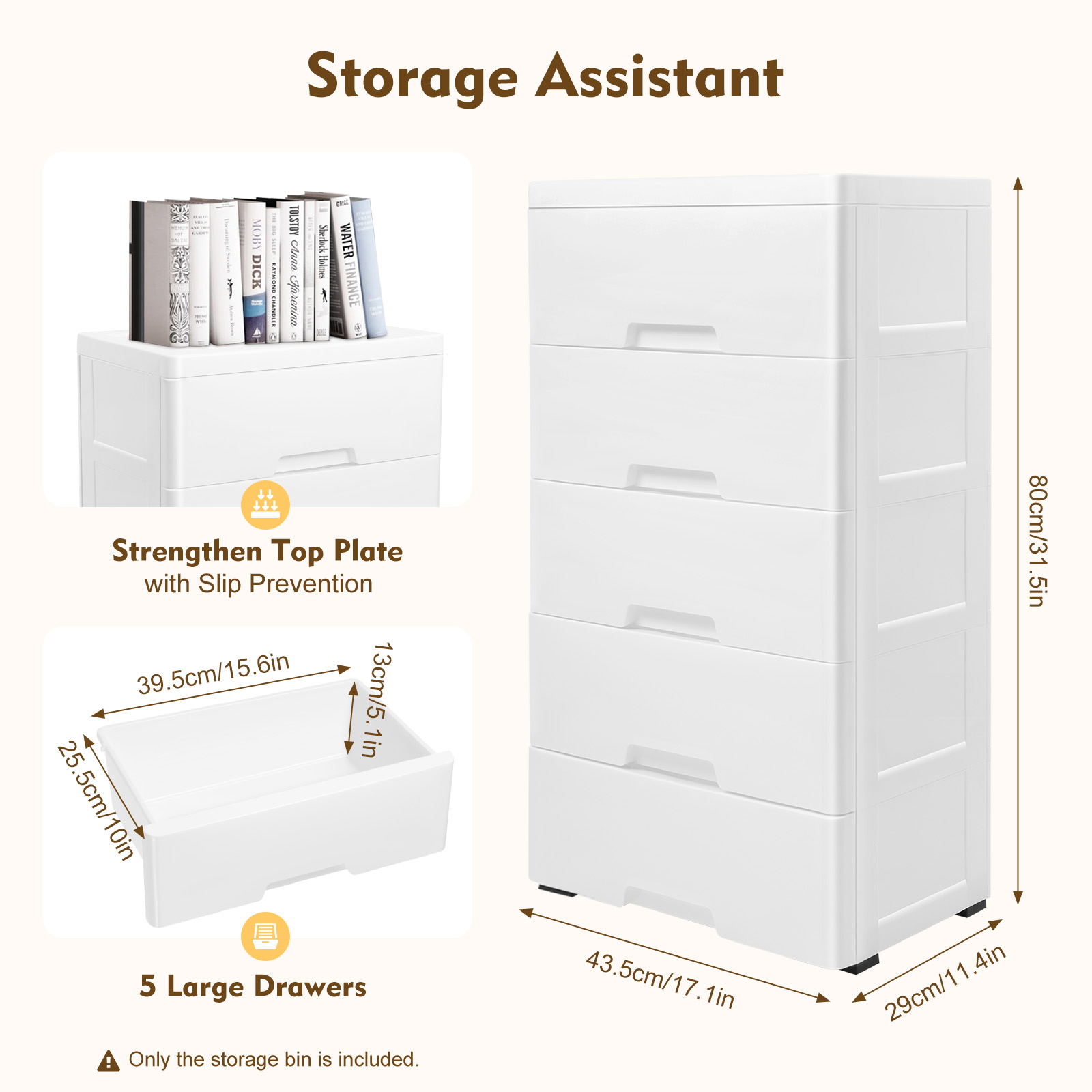 Armário de Armazenamento de Gr - Drawer Dresser White avaliação e preço