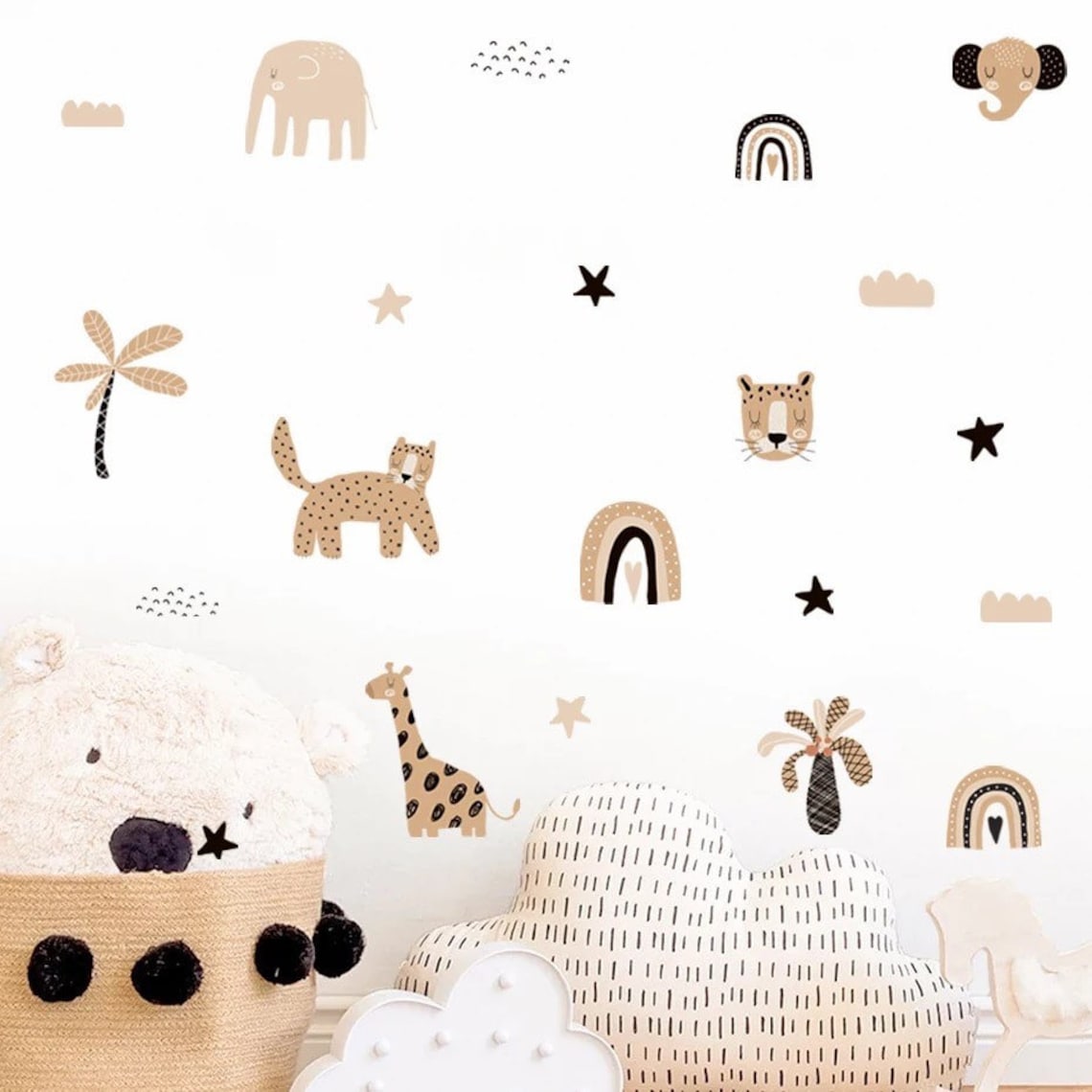 Adesivos de Parede Boho com Ar - Baby Nursery Decor Boy avaliação e preço
